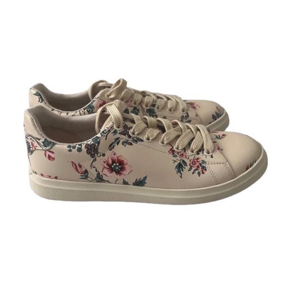Tory Burch Shoes - Tory Burch Howell Court Lyonnaise Low Top Floral Leather Sneaker …